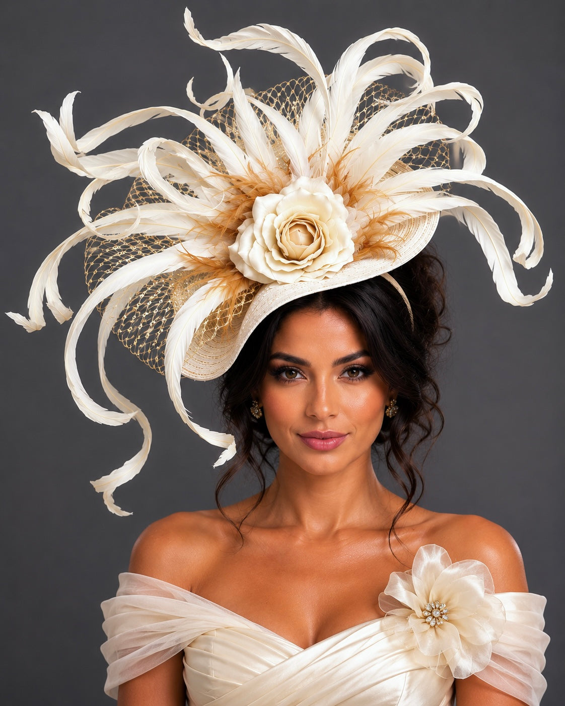 Ivory Tower - Women’s Fascinator Hat