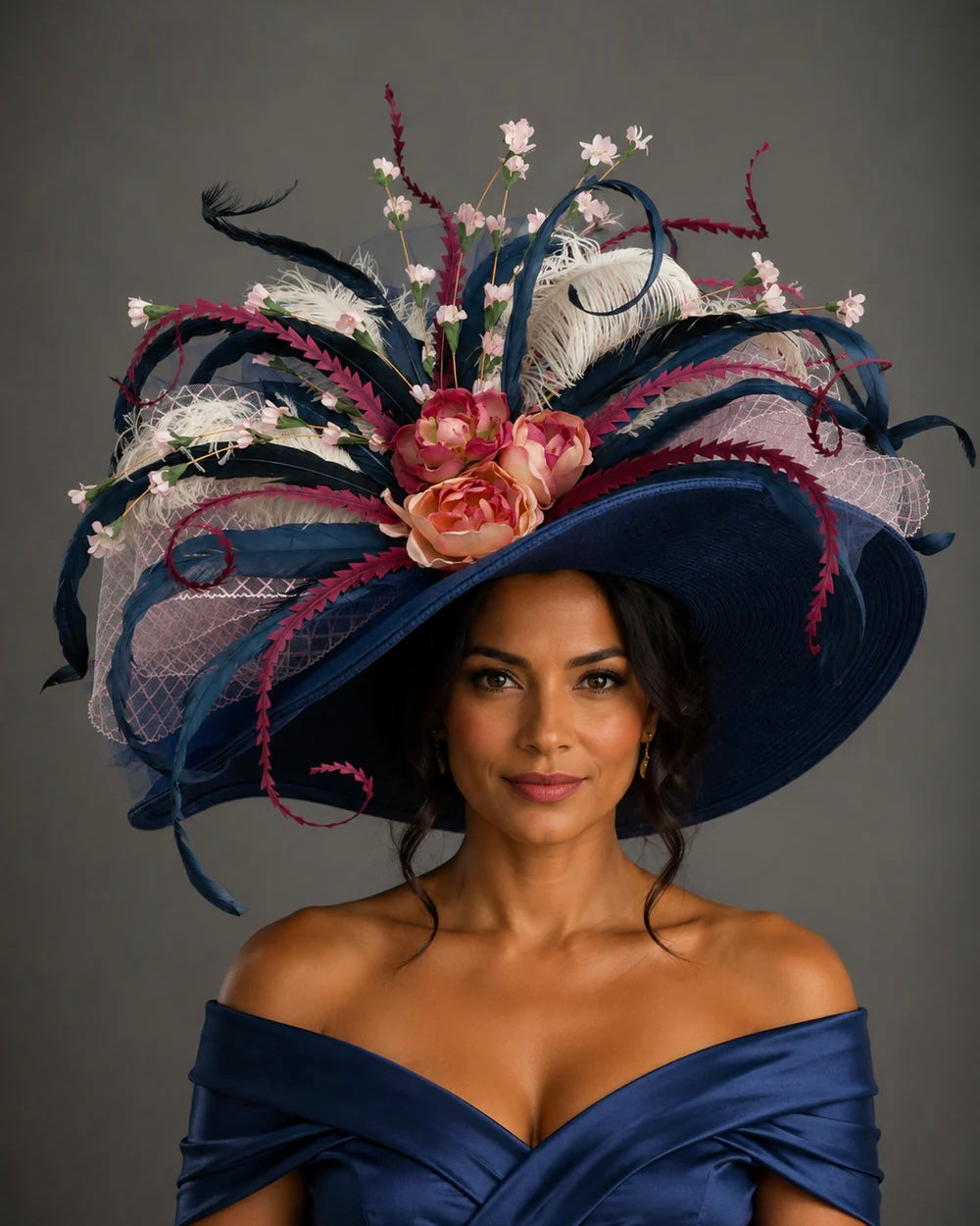Night Garden - Kentucky Derby Hat