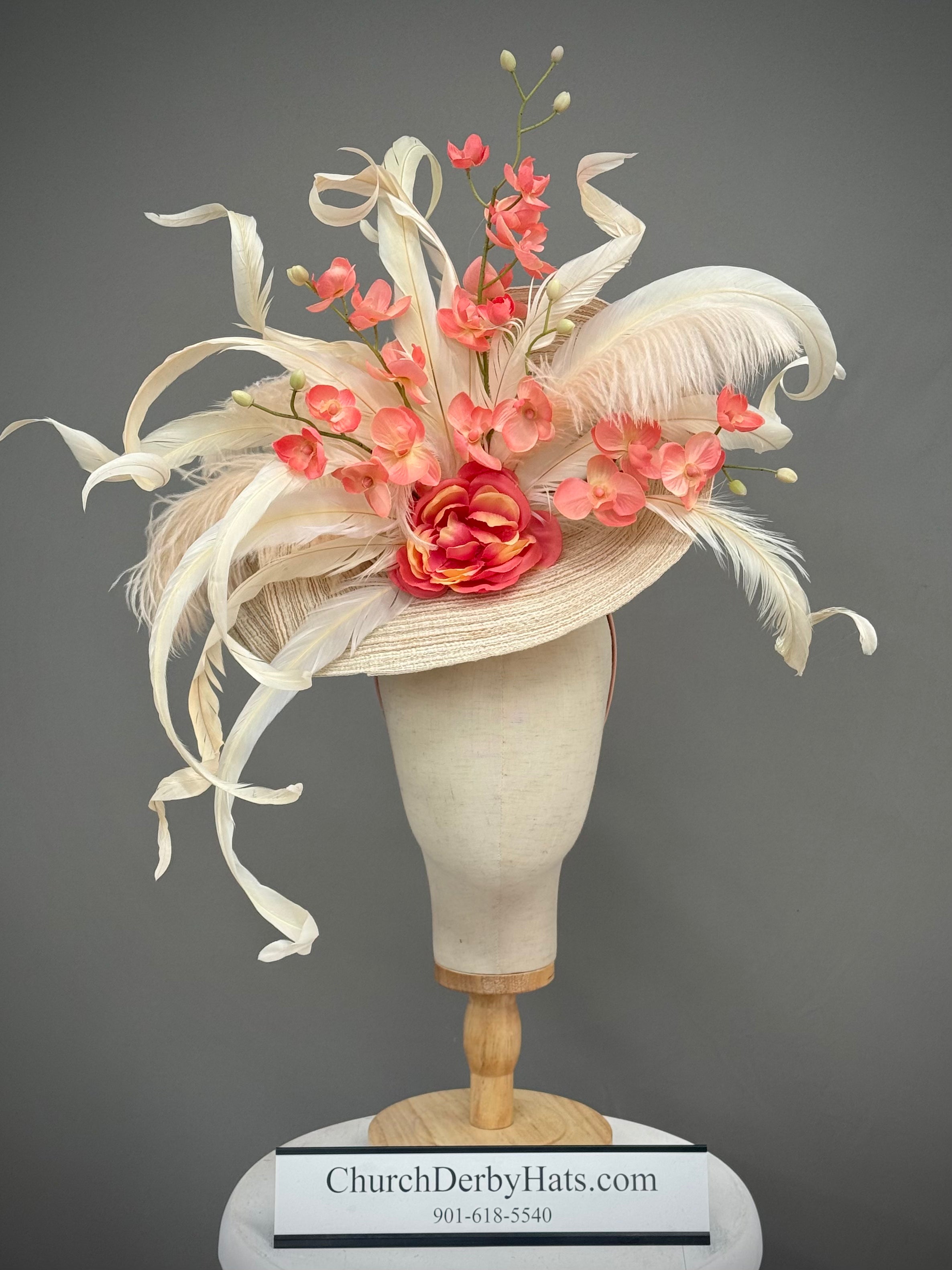 Lady Consuelo - Church Derby Fascinator Hat