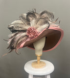 Briana Brown Pink Kentucky Derby Hat
