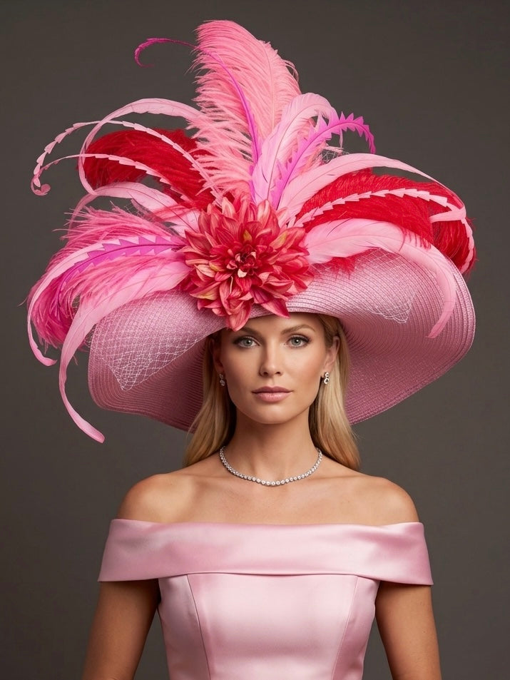 Patsy Pink - Luxury Kentucky Derby Hat