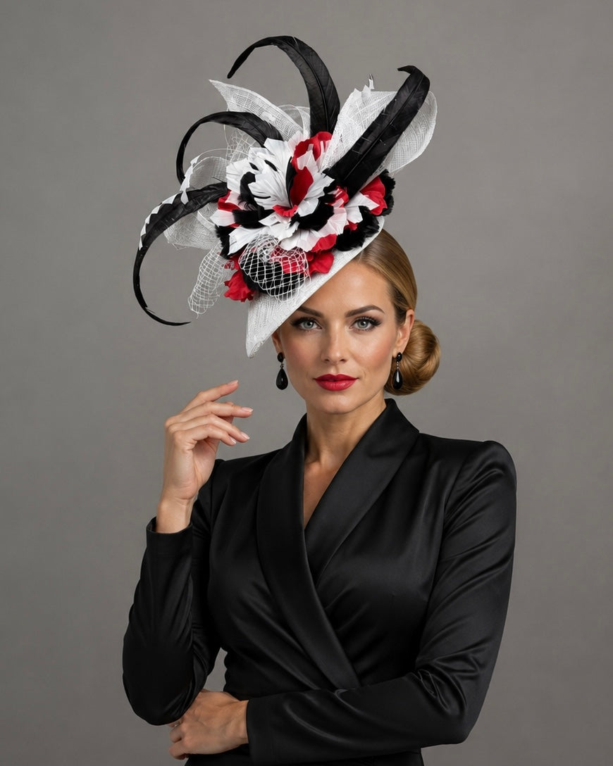 Esmeralda Fascinator - Kentucky Derby Hat