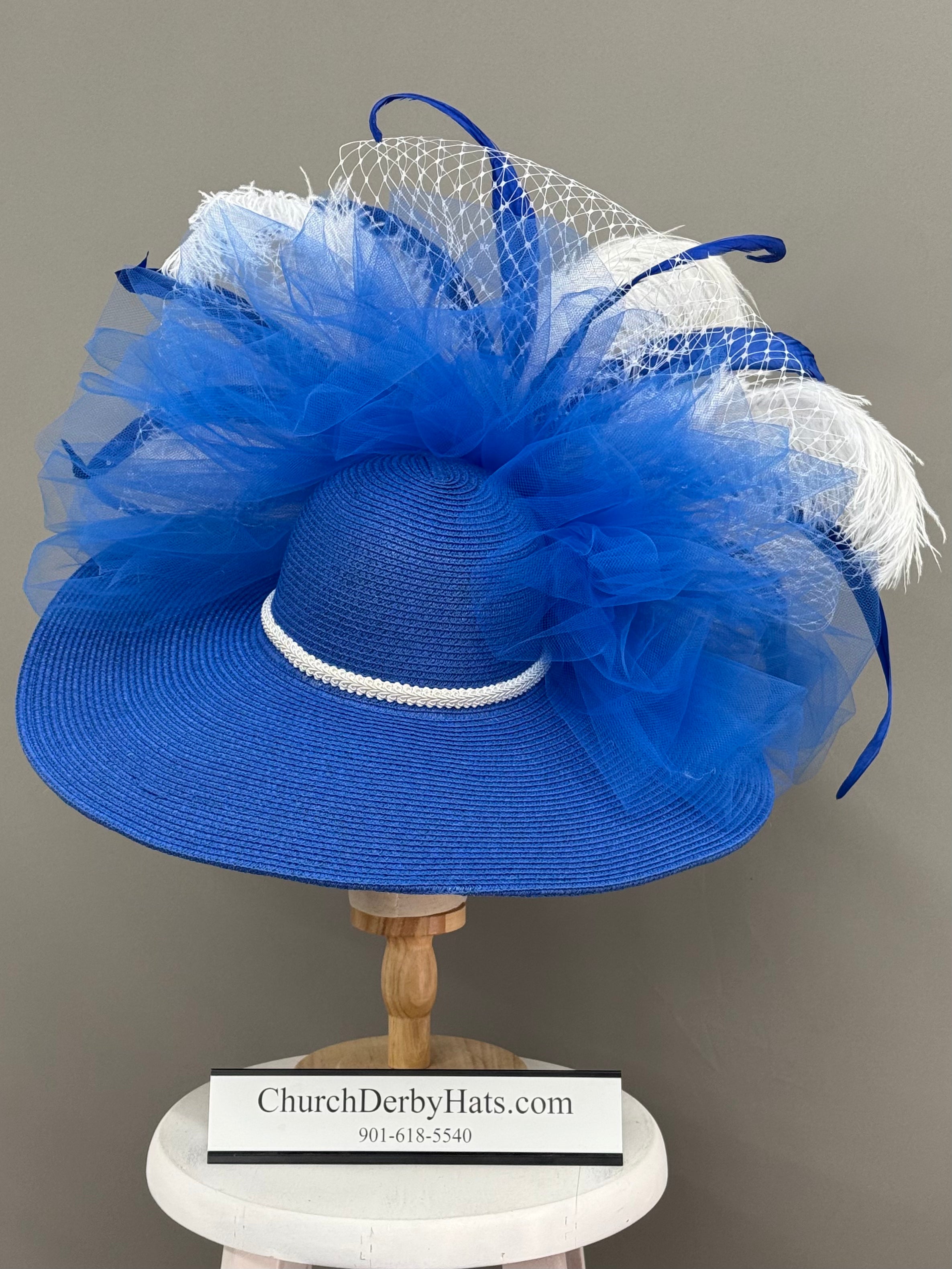 Kentucky Blue - Church Derby Hat