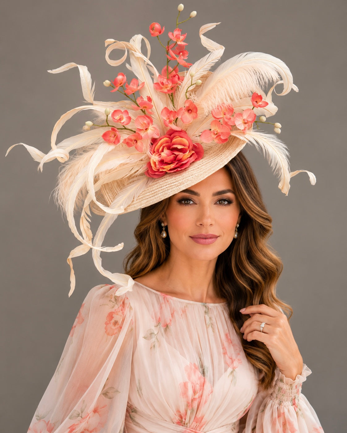Lady Consuelo - Church Derby Fascinator Hat