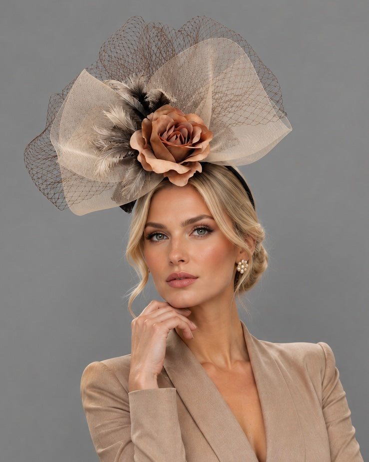 Diana - Fascinator on Headband