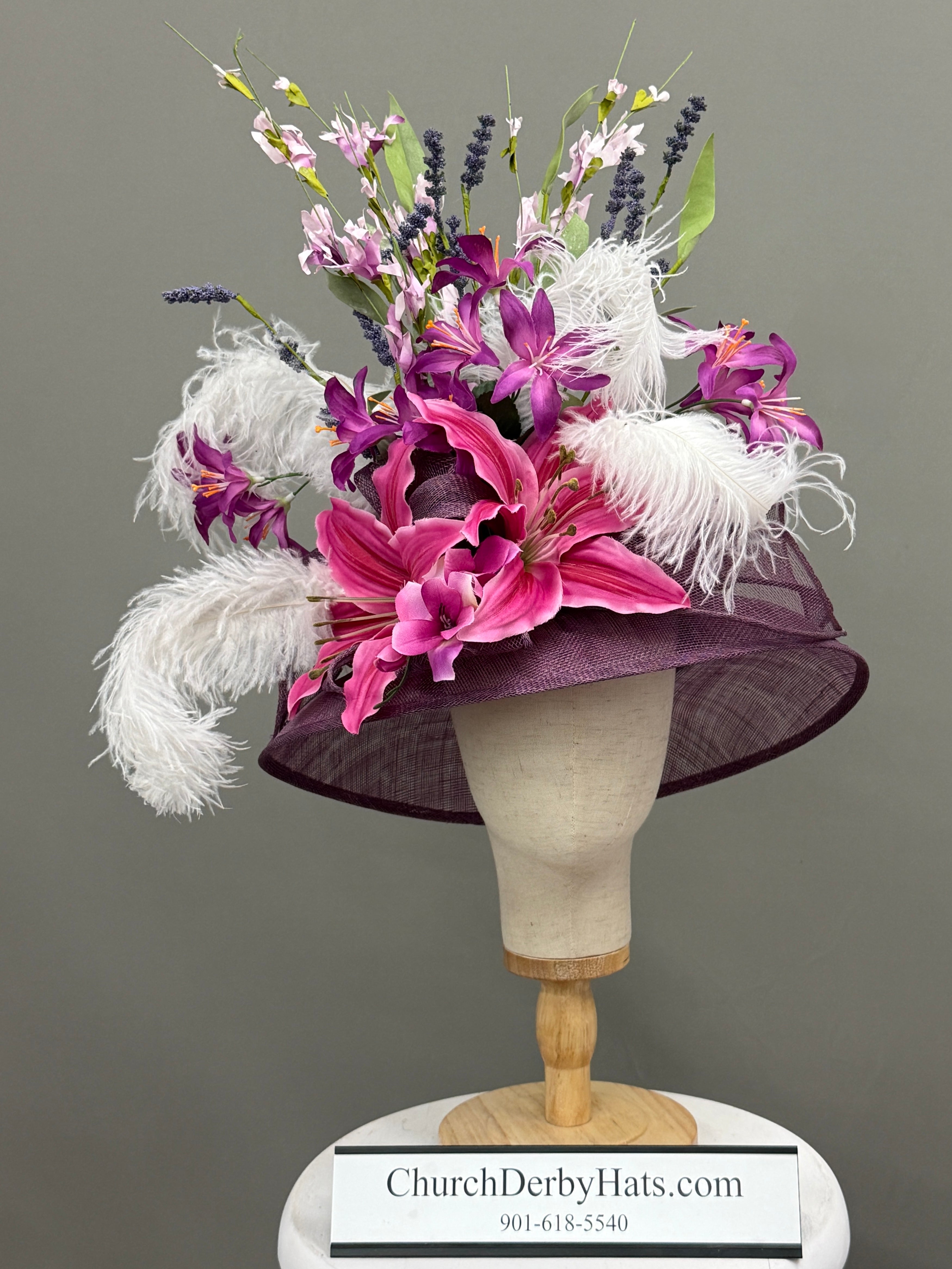 Lavinia Lavender - Kentucky Derby Hat