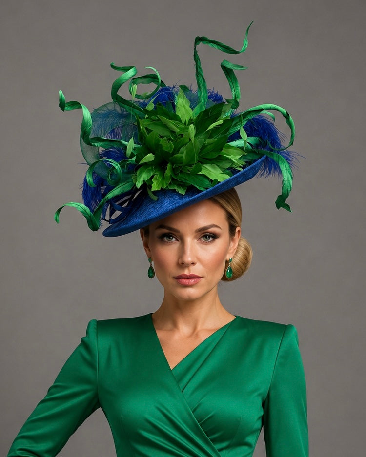 Sarah Leigh Fascinator on Headband - Kentucky Derby Hat