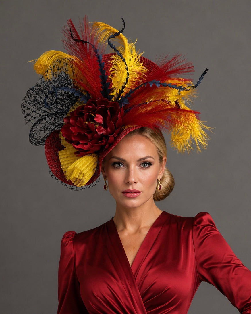 Joy Fascinator on Headband - Kentucky Derby Hat - Church Hat