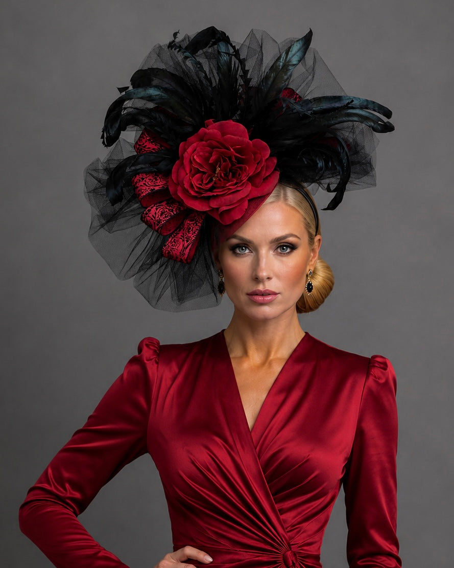 Derby Time Fascinator - Kentucky Derby Hat - Church Hat