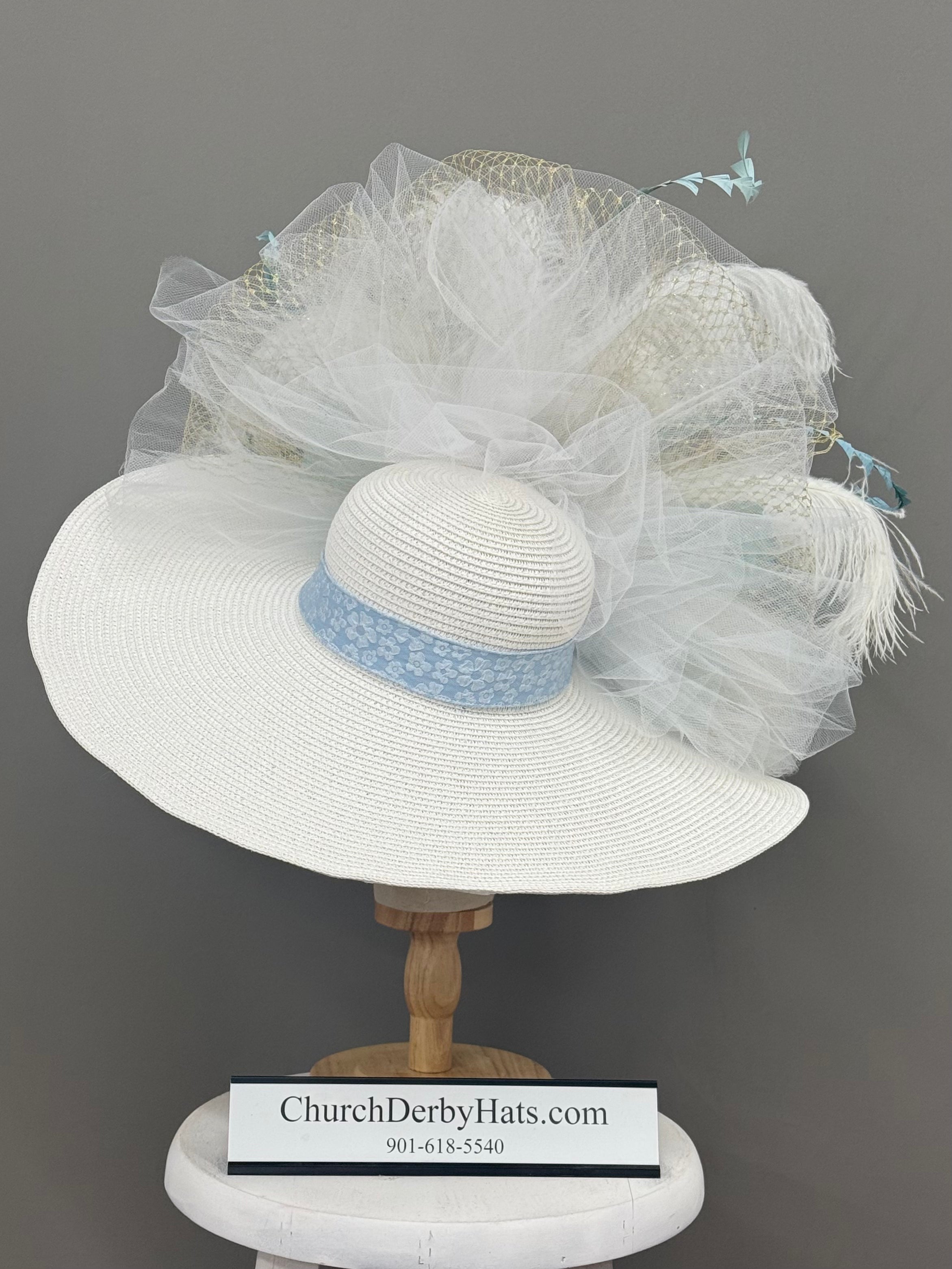 Sassafras - Kentucky Derby Hat - One-of-a-kind Church Hat