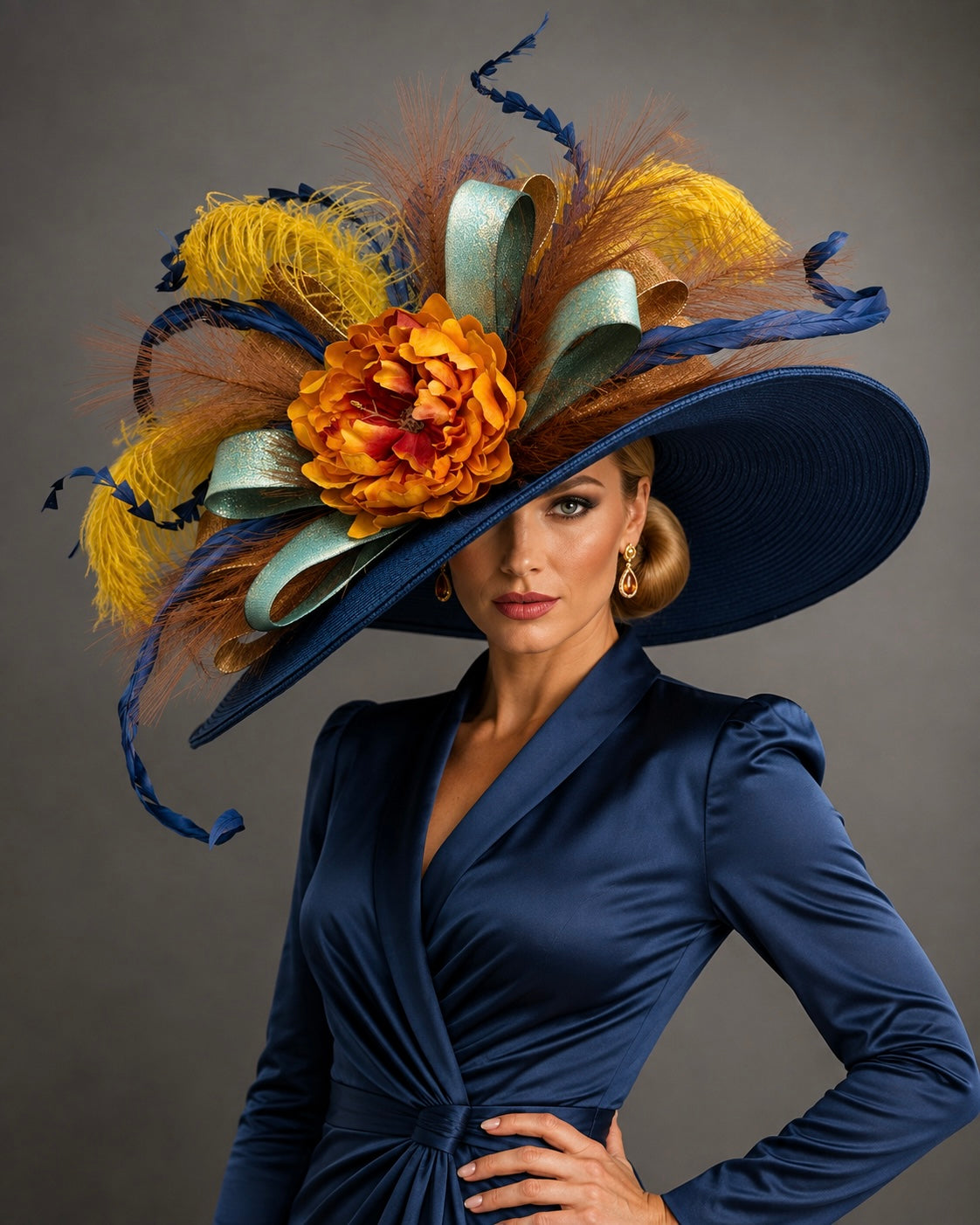 Tamitha - Kentucky Derby Hat - Church Hat