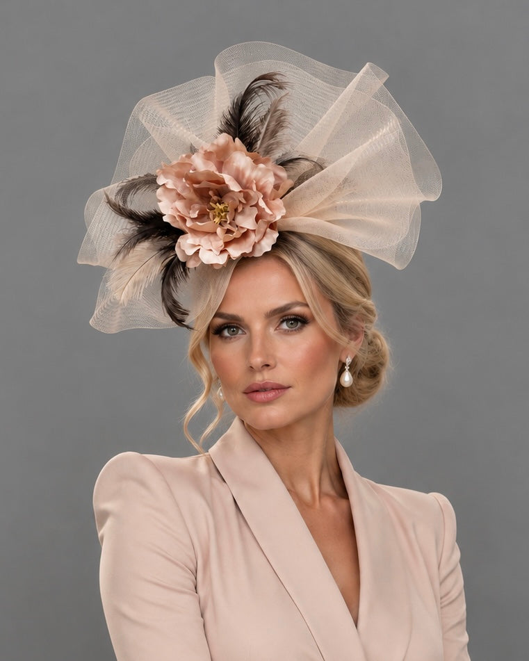 Jina - Kentucky Derby Fascinator on Headband