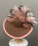 Briana Brown Pink Kentucky Derby Hat