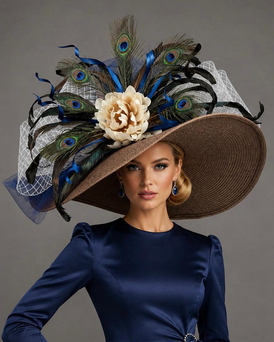 Tabitha Brown Navy - Kentucky Derby Hat