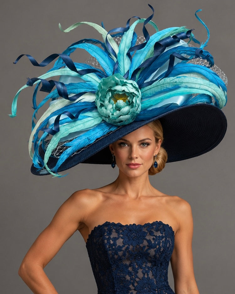 Racing Fashion Hat - Kentucky Derby Hat