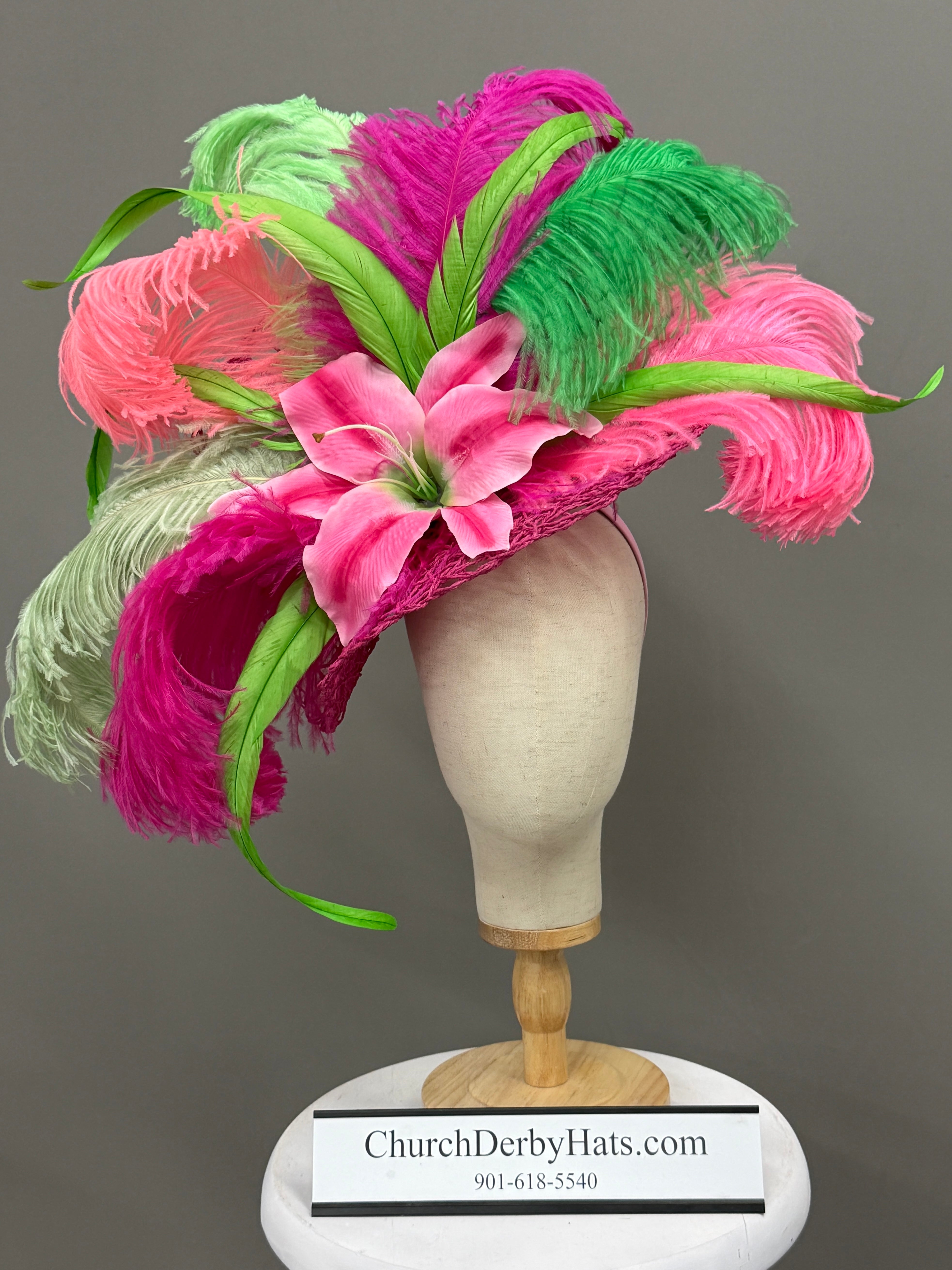 Reese Fascinator - Kentucky Derby Hat