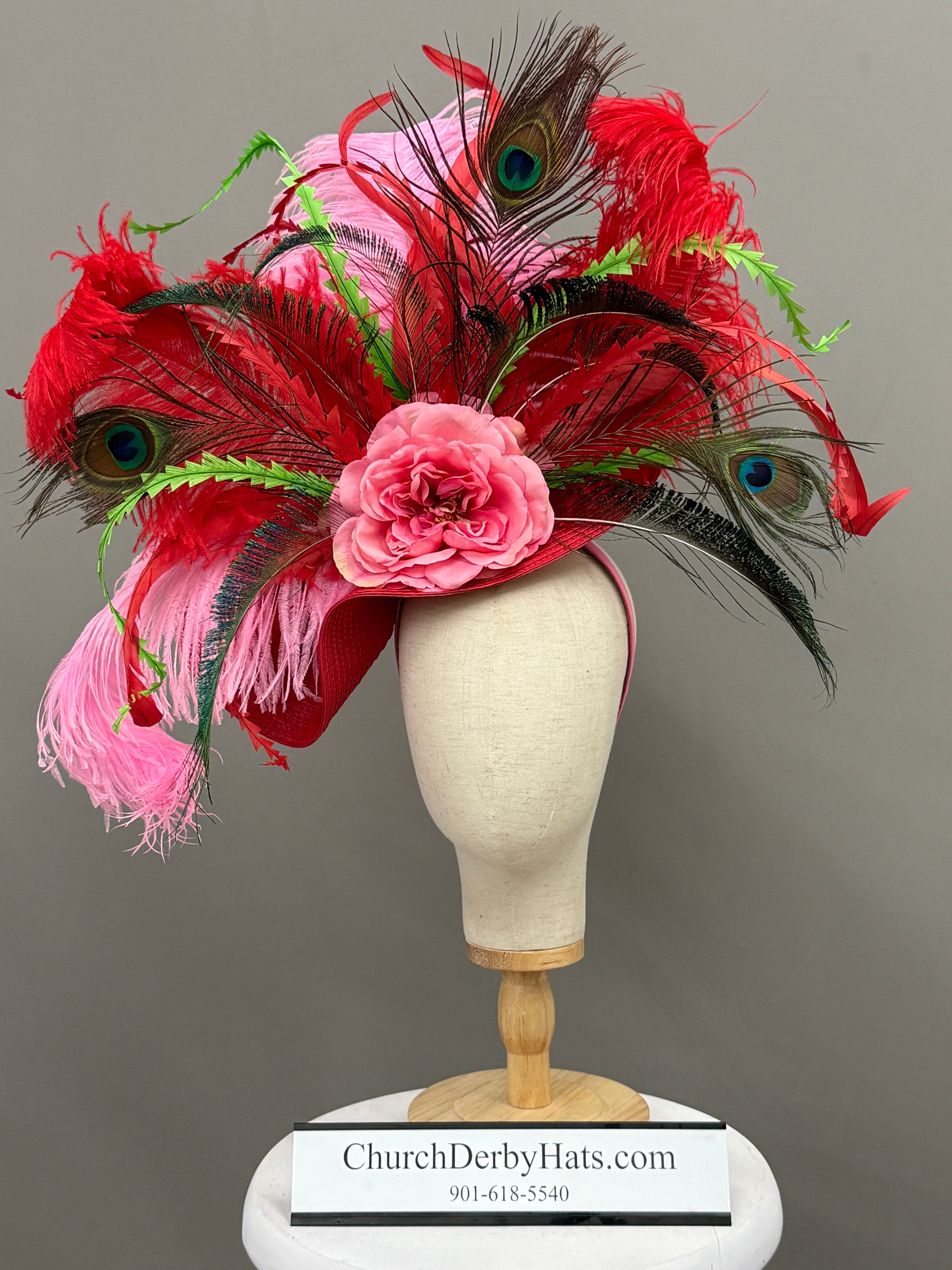 Rhea Fascinator - Kentucky Derby Hat