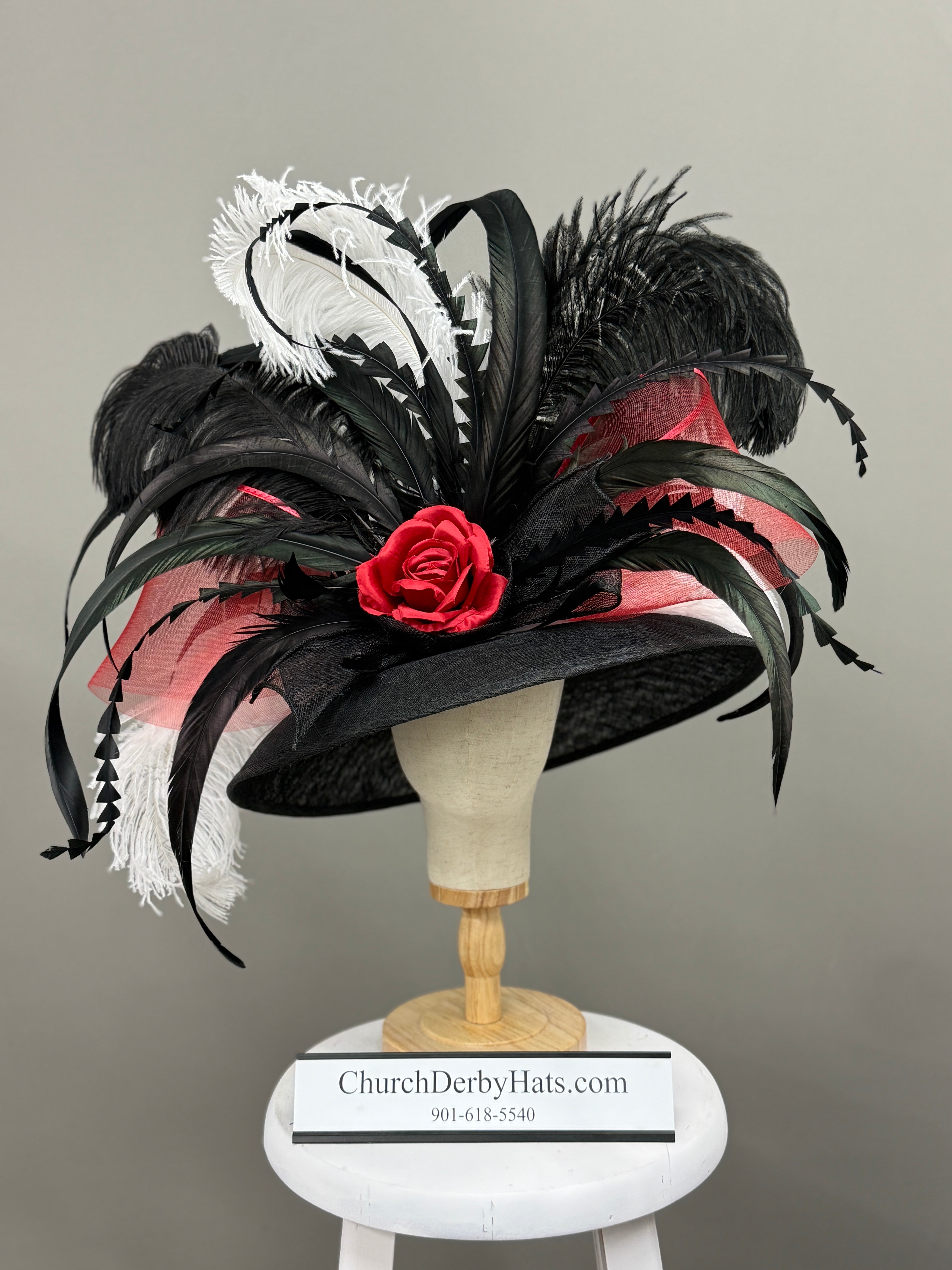 Victoria Red - Kentucky Derby Hat