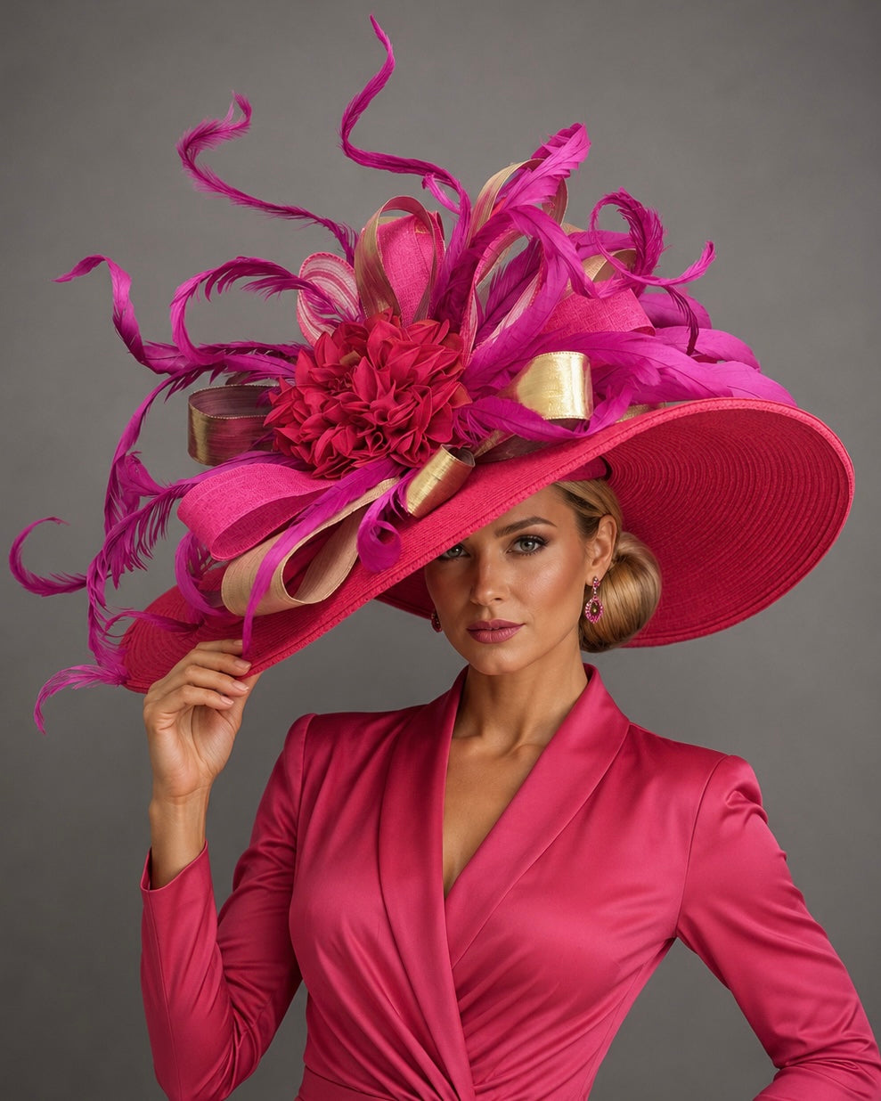 Dolly 🦋 - Kentucky Derby Hat - Church Hat