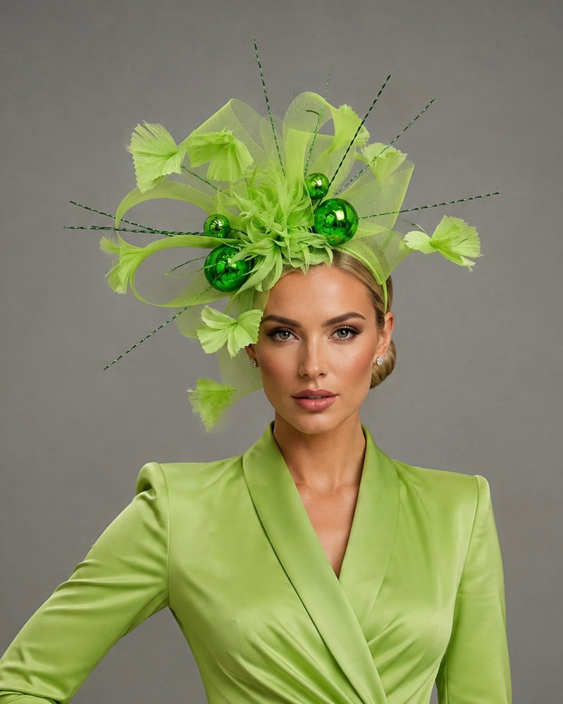 St Patty by Vance - Green Fascinator