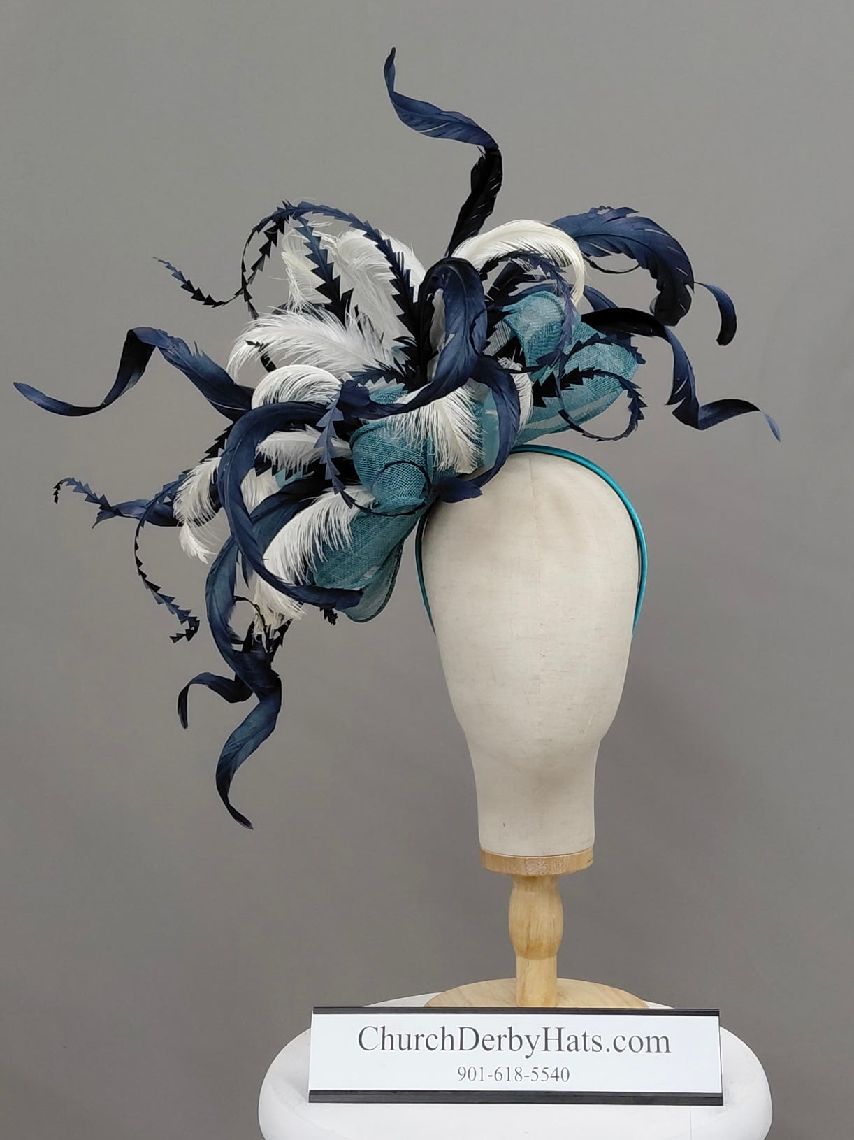 Marina Fascinator - Church Derby Hat