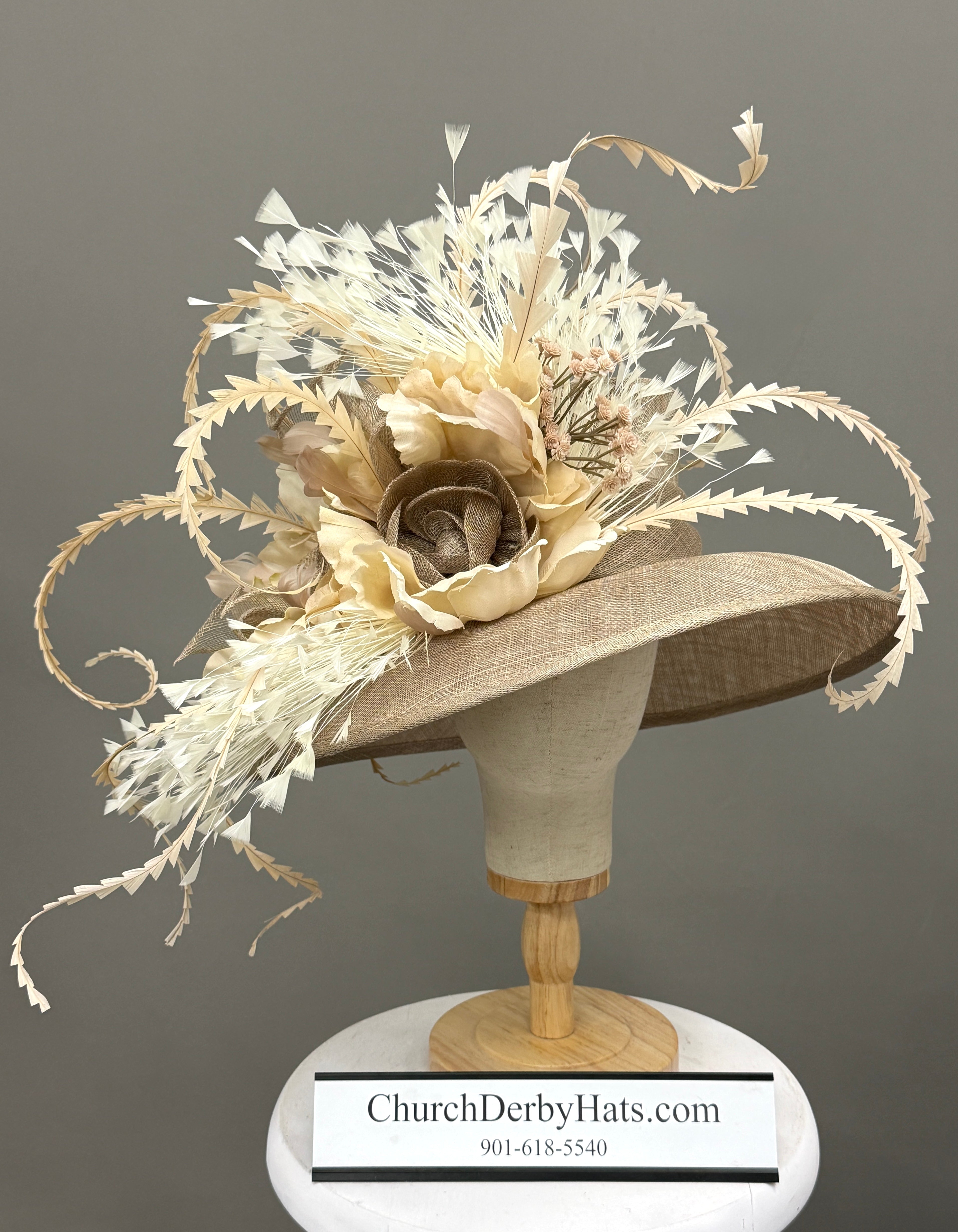 Lavinia Sinamay - Kentucky Derby Hat