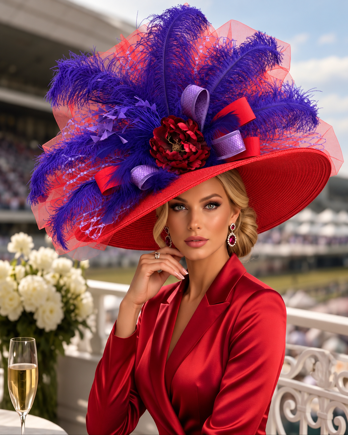 Red Hat Society - Church Derby Hat