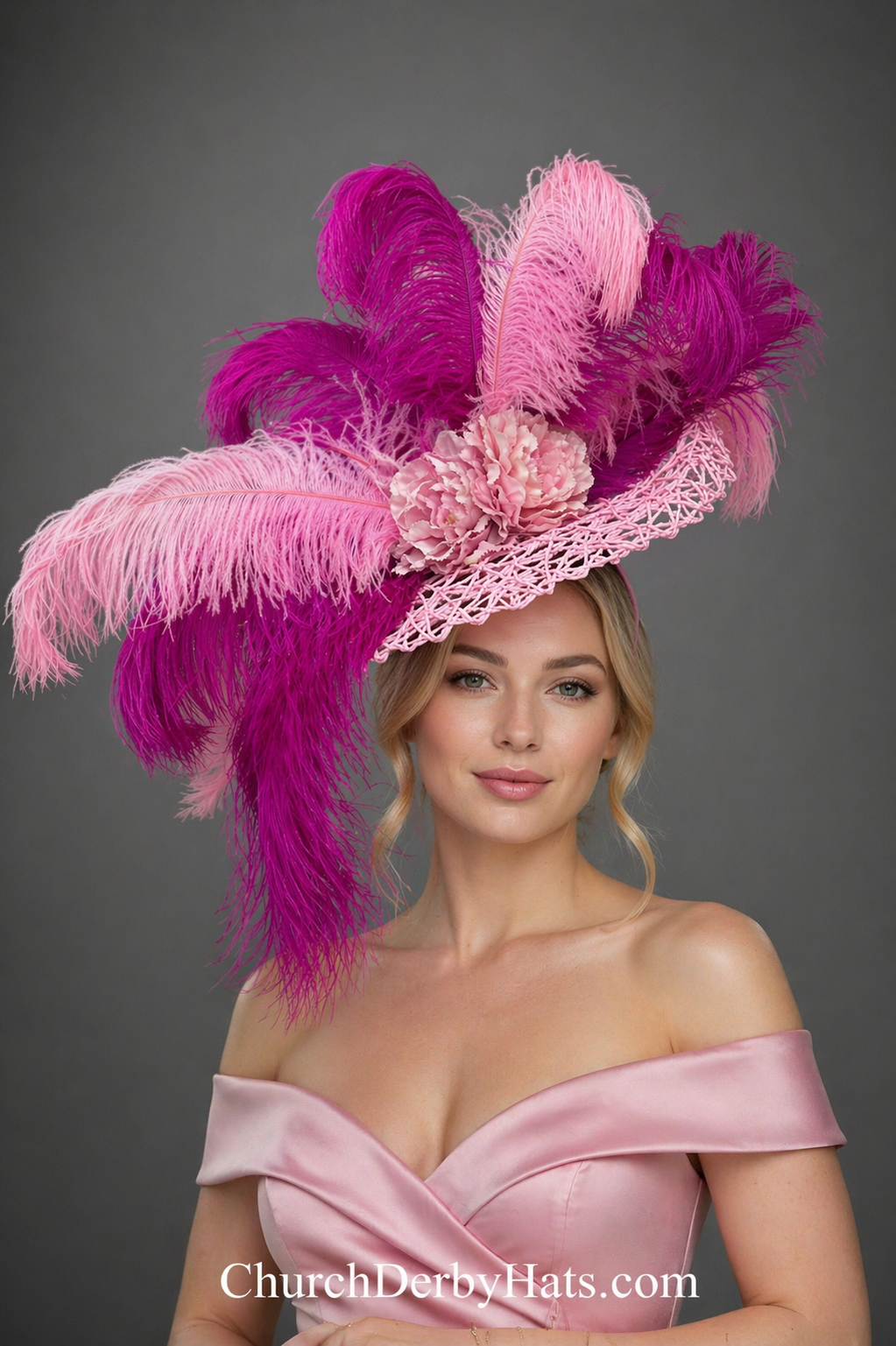 Sheryl Pink - Kentucky Derby Hat