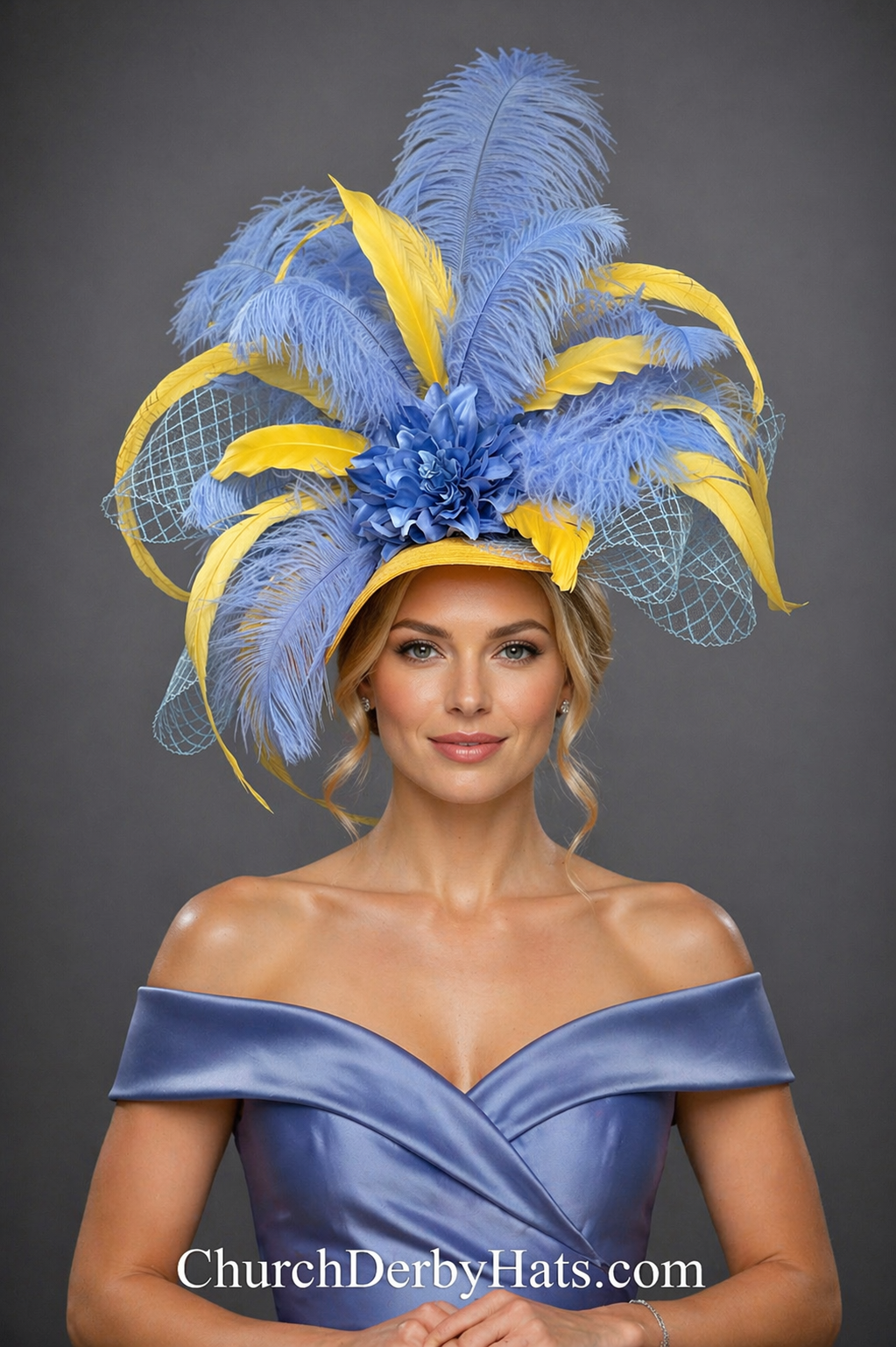 Periwinkle - Kentucky Derby Hat