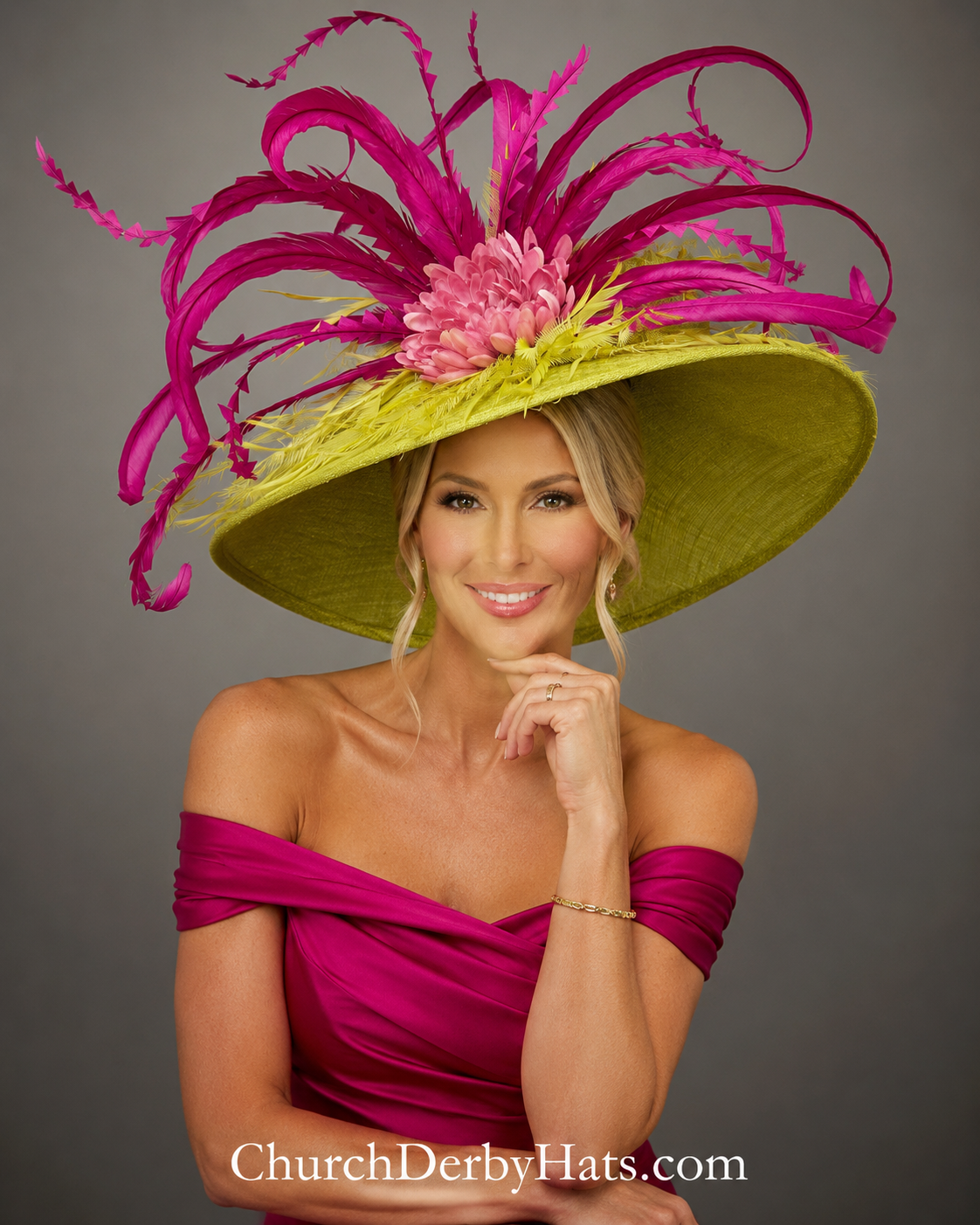 Strawberry Margarita - Kentucky Derby Hat