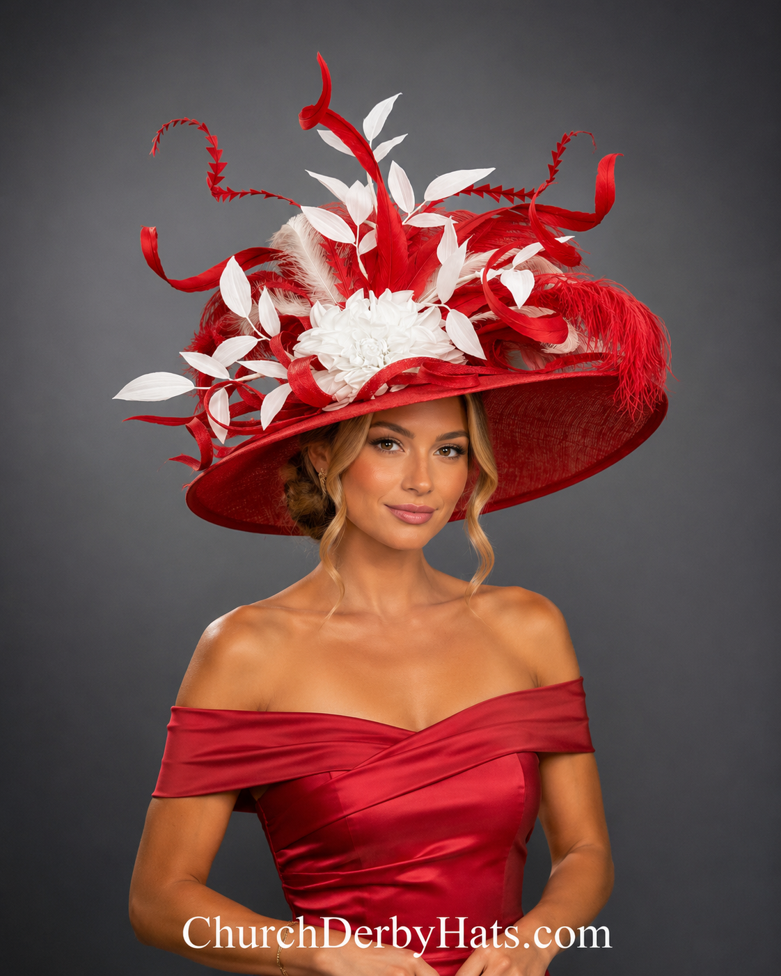 Ginger White - Church Derby Hat