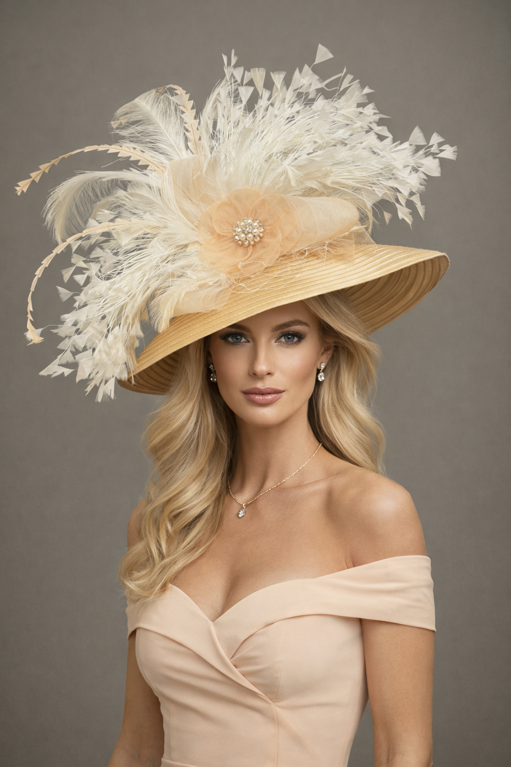 Crème brûlée - Kentucky Derby Hat