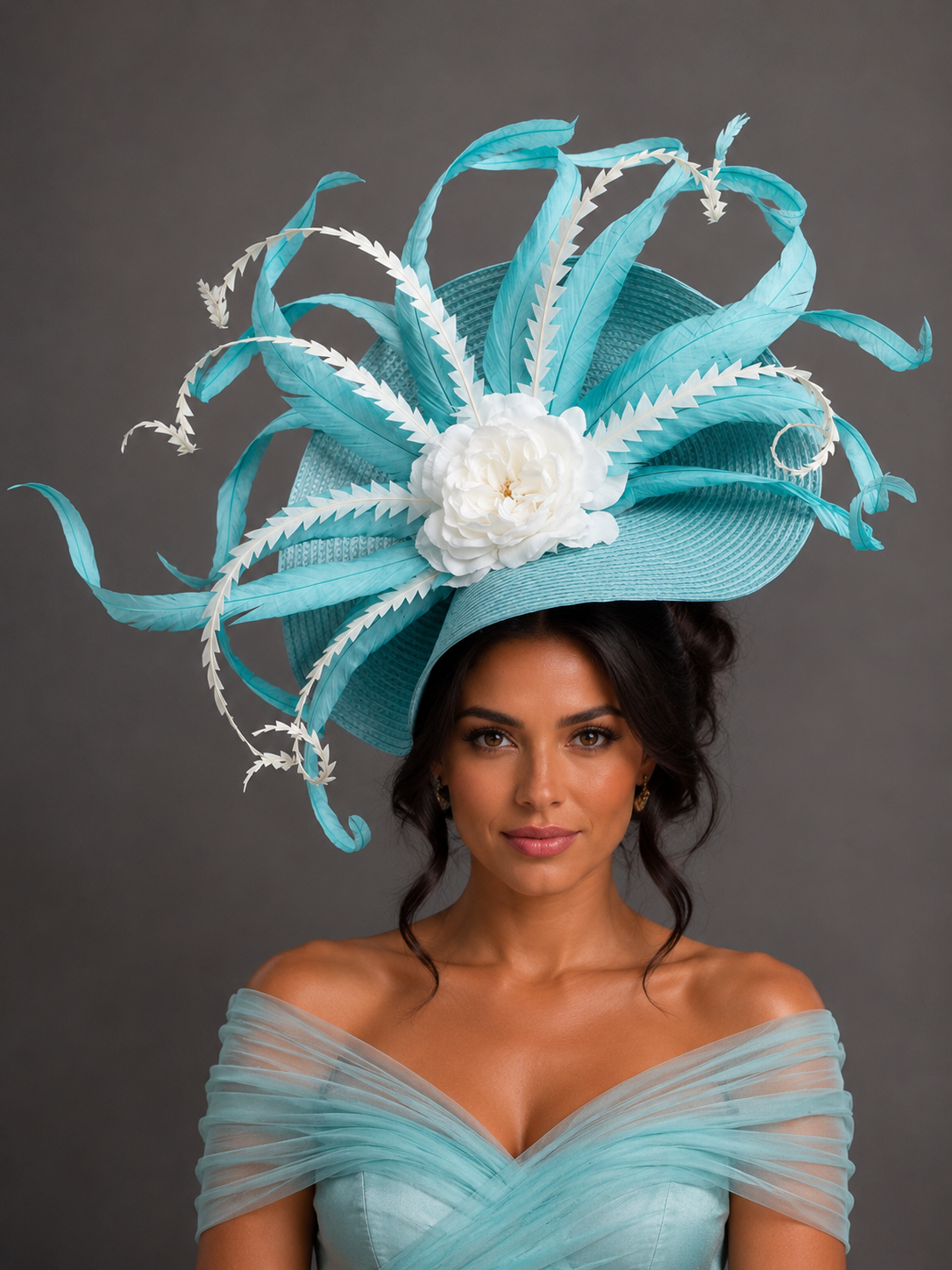 Melissa Blue Fascinator