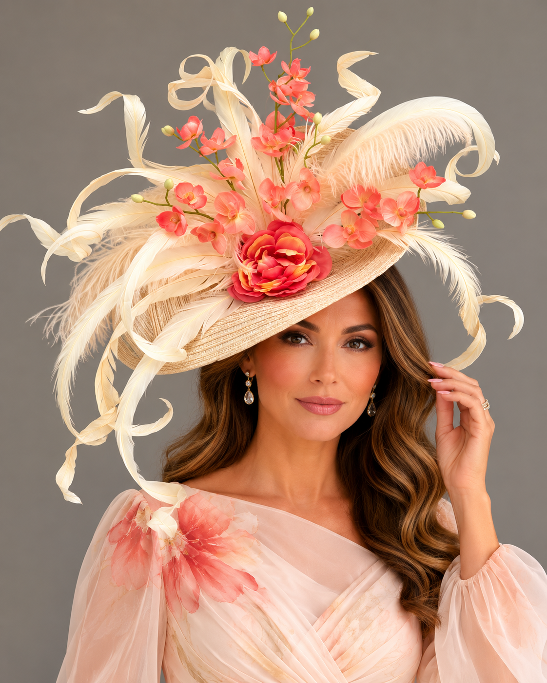 Lady Consuelo - Church Derby Fascinator Hat