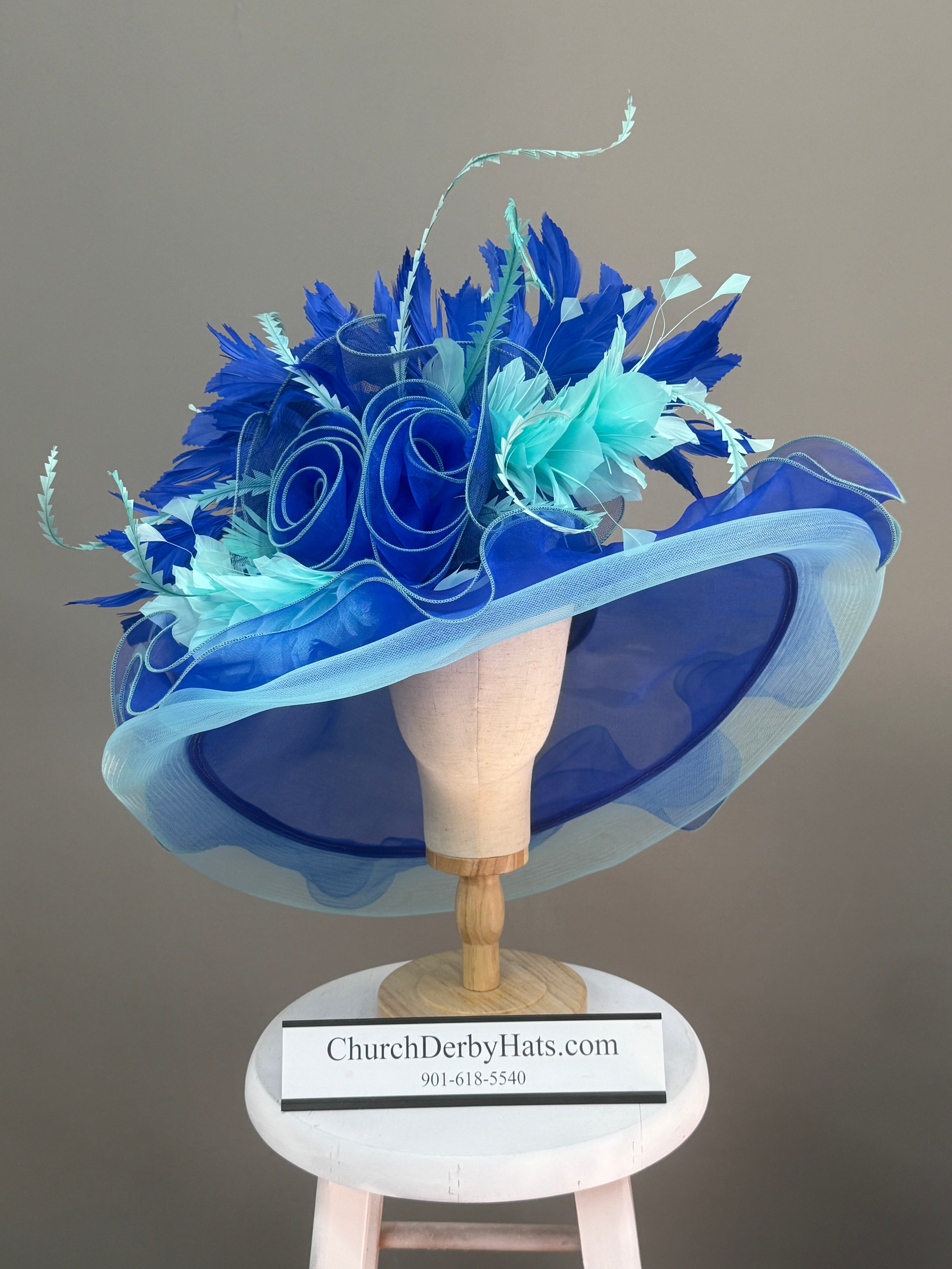 Sapphire - Kentucky Derby Hat