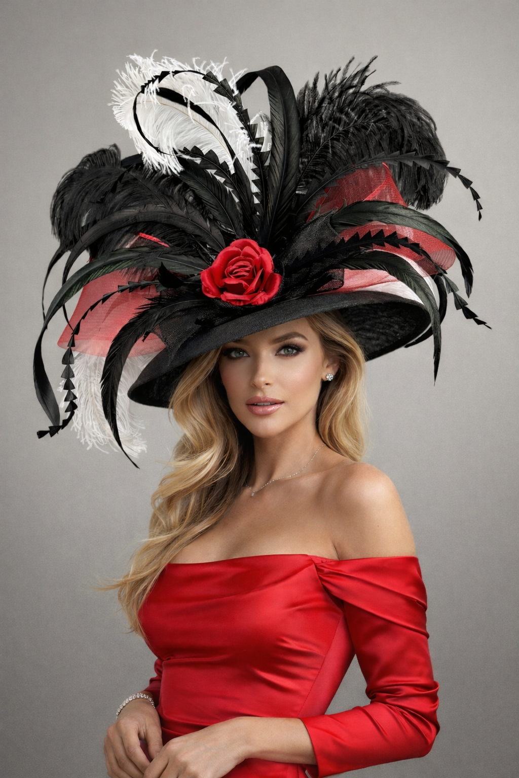 Victoria Red - Kentucky Derby Hat