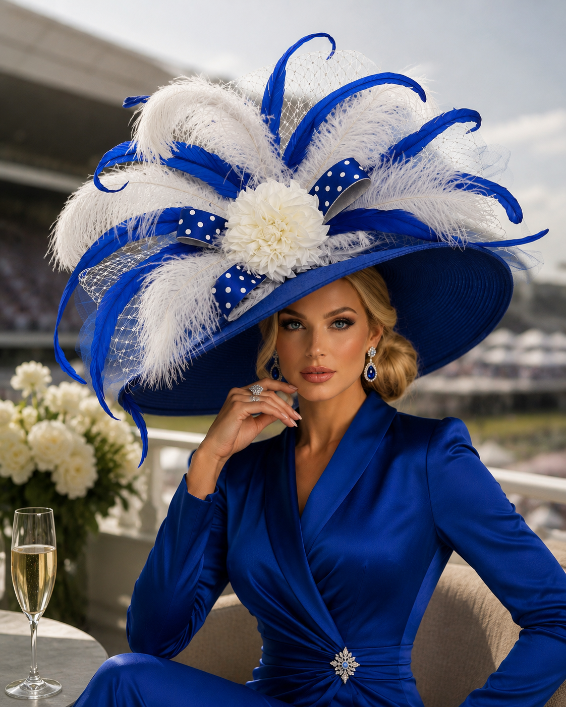 Kentucky Blue - Church Derby Hat