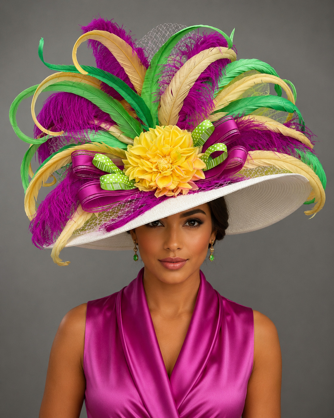 Buckingham - Kentucky Derby Hat - Church Hat