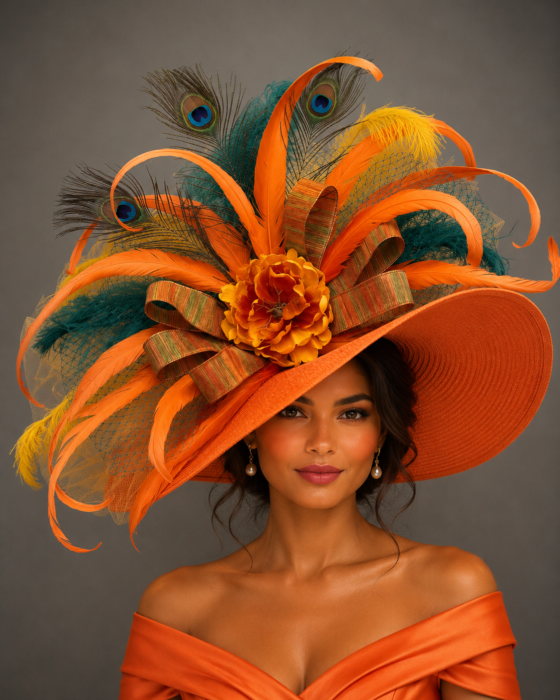 Shelly - Kentucky Derby Hat - Church Hat