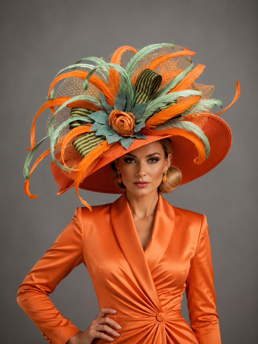 Sage Garden - Kentucky Derby Hat - Breeders Cup Hat - Church Hat