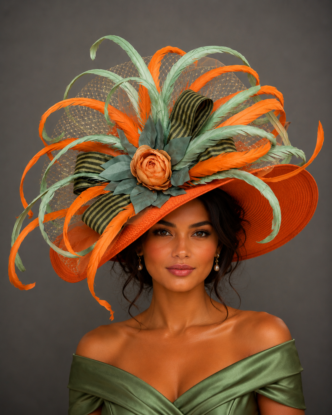 Sage Garden - Kentucky Derby Hat - Breeders Cup Hat - Church Hat