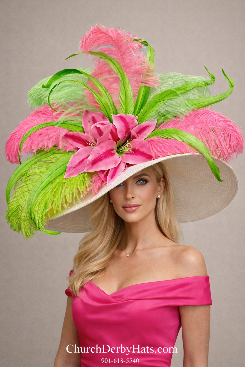 Lilly for the Fillies - Kentucky Derby Hat