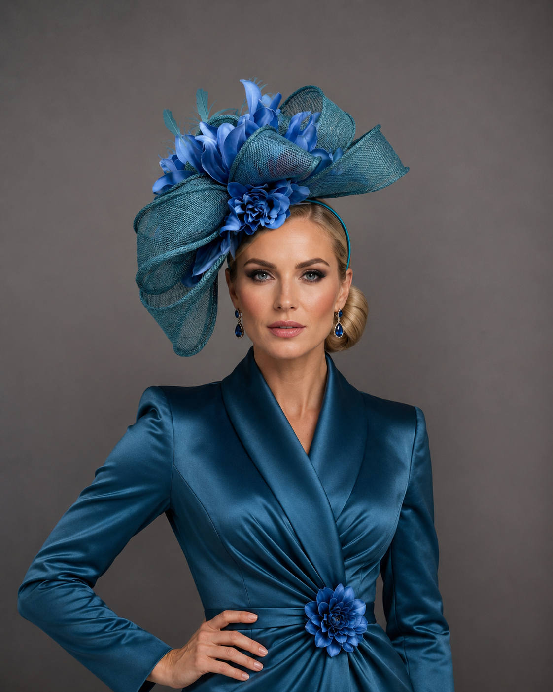 Coco by Vance - Fascinator on Headband - Kentucky Derby Hat - Church Hat