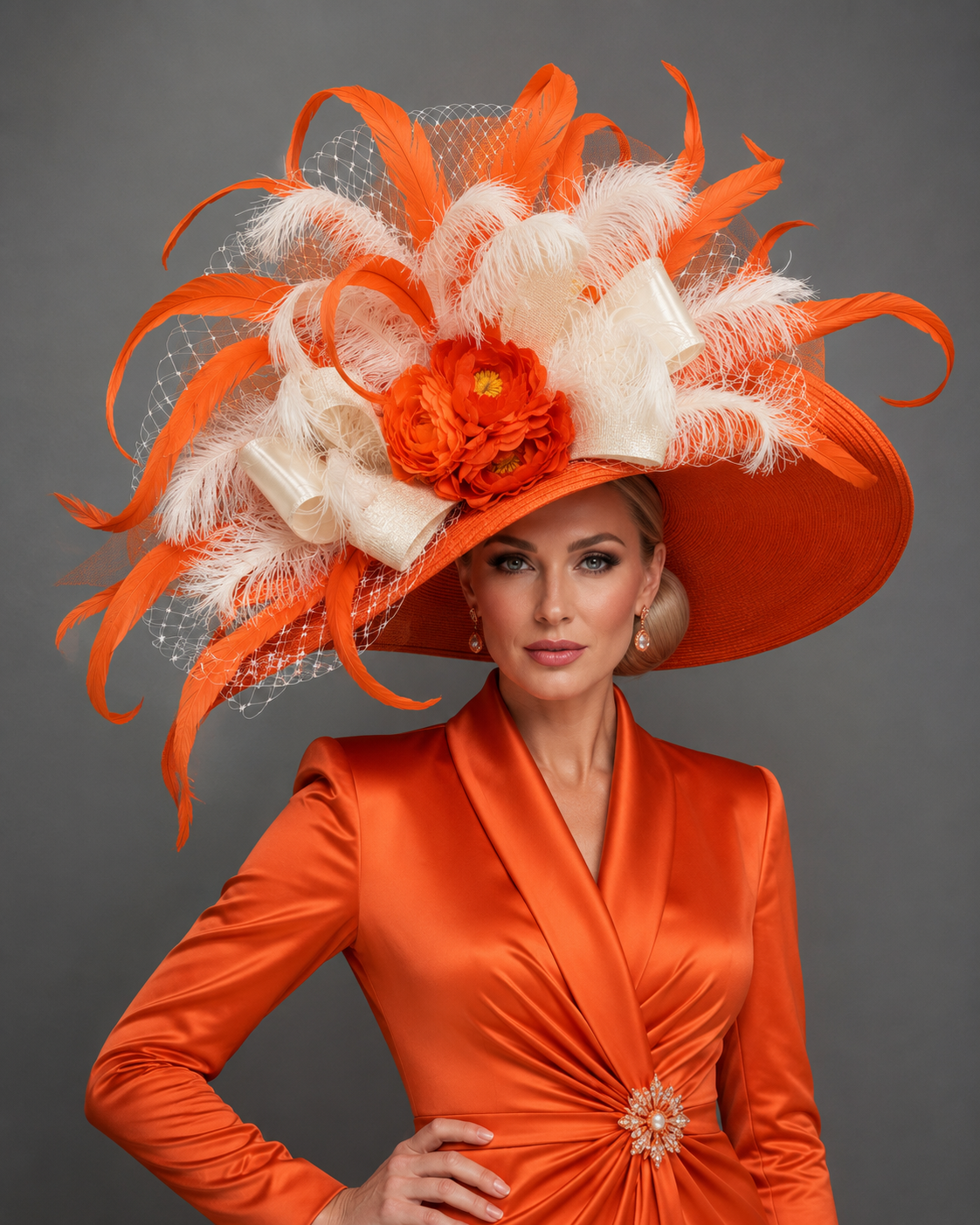 Mona Lisa - Kentucky Derby Hat - Church Hat