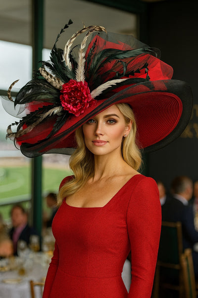 Audrey Red Black