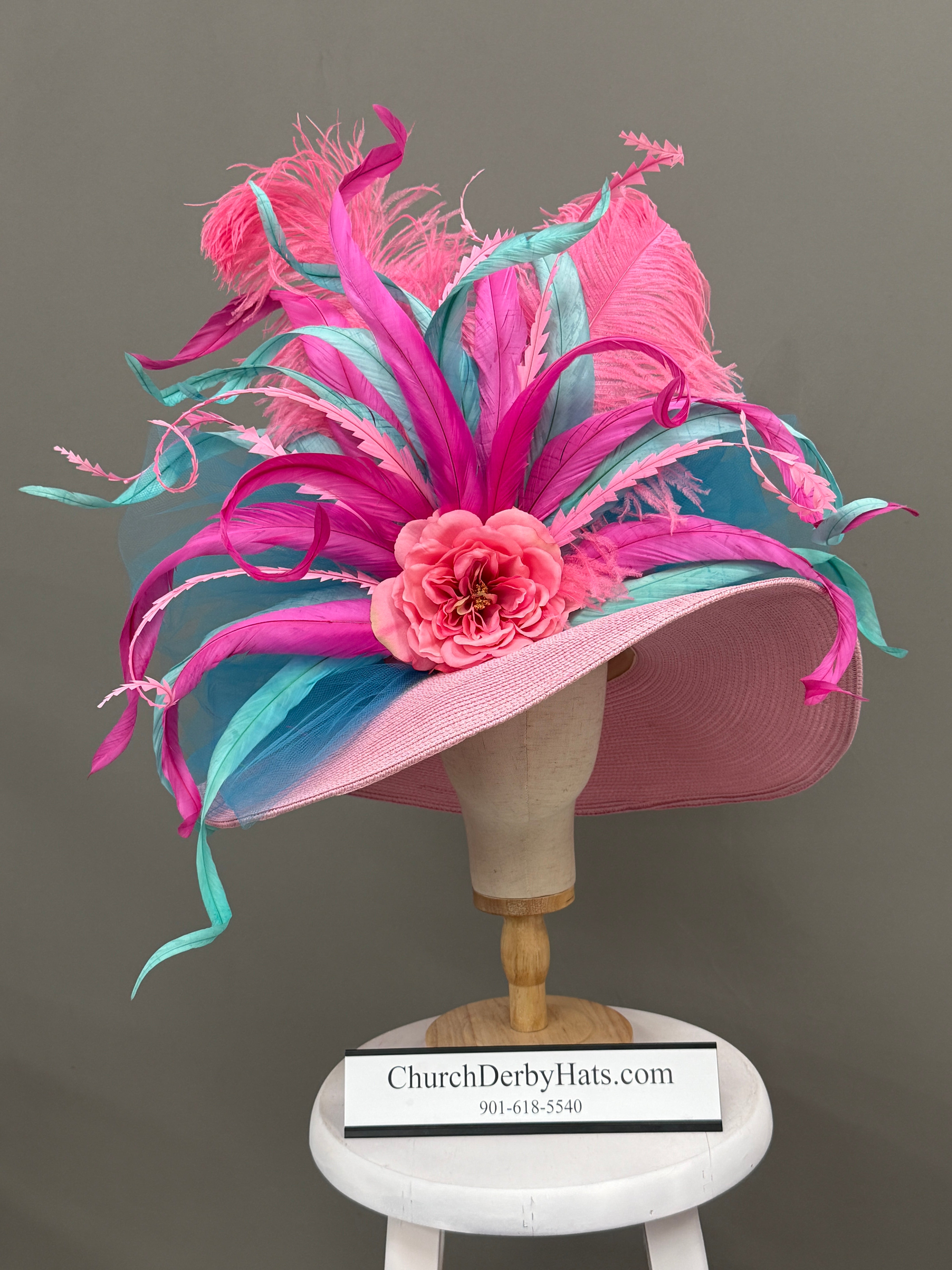 Katherine Pink - Kentucky Derby Hat