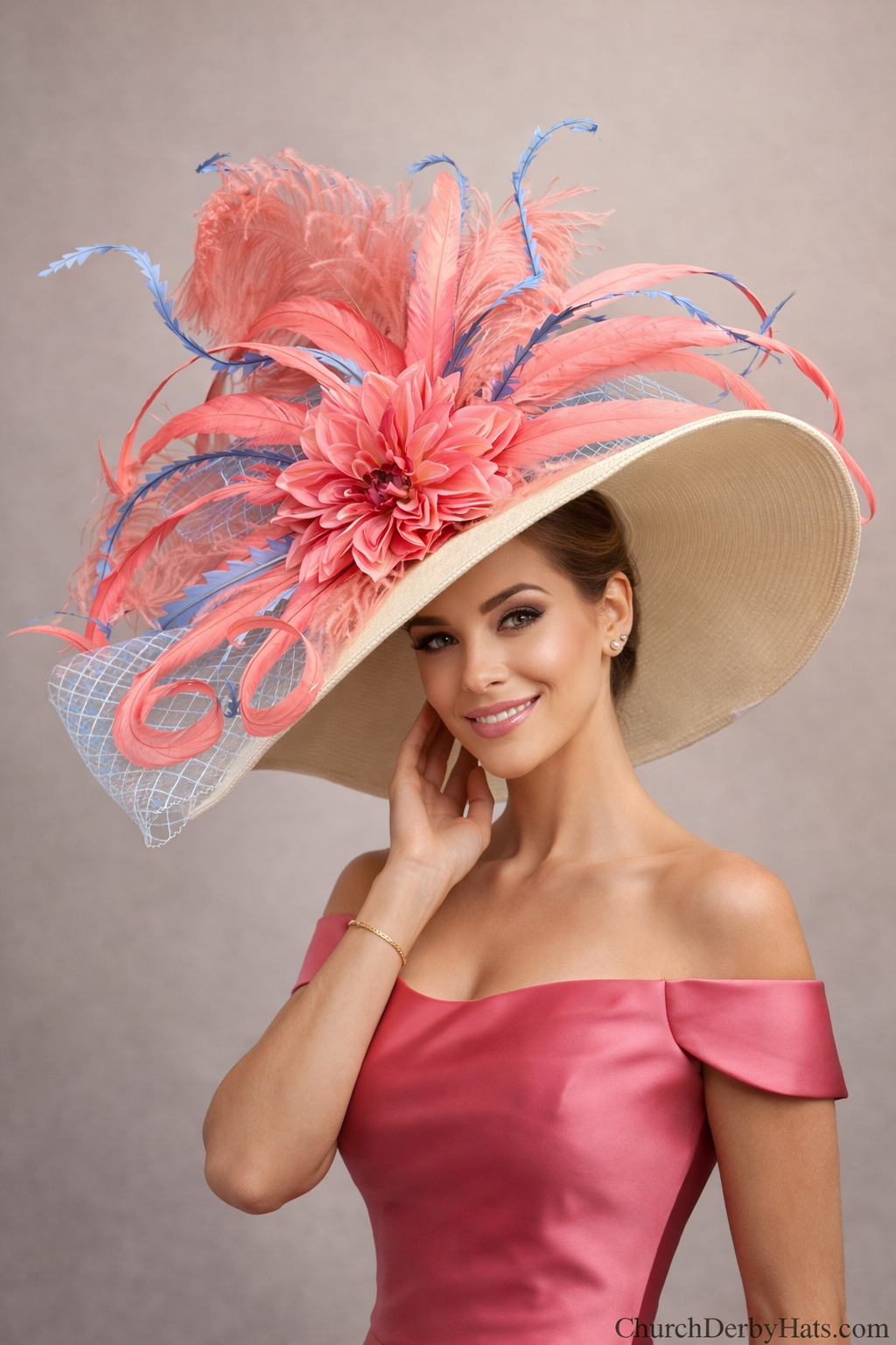 Jessica Pink - Kentucky Derby Hat