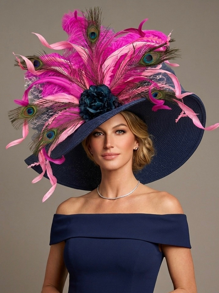 Rebecca Navy - Kentucky Derby Hat