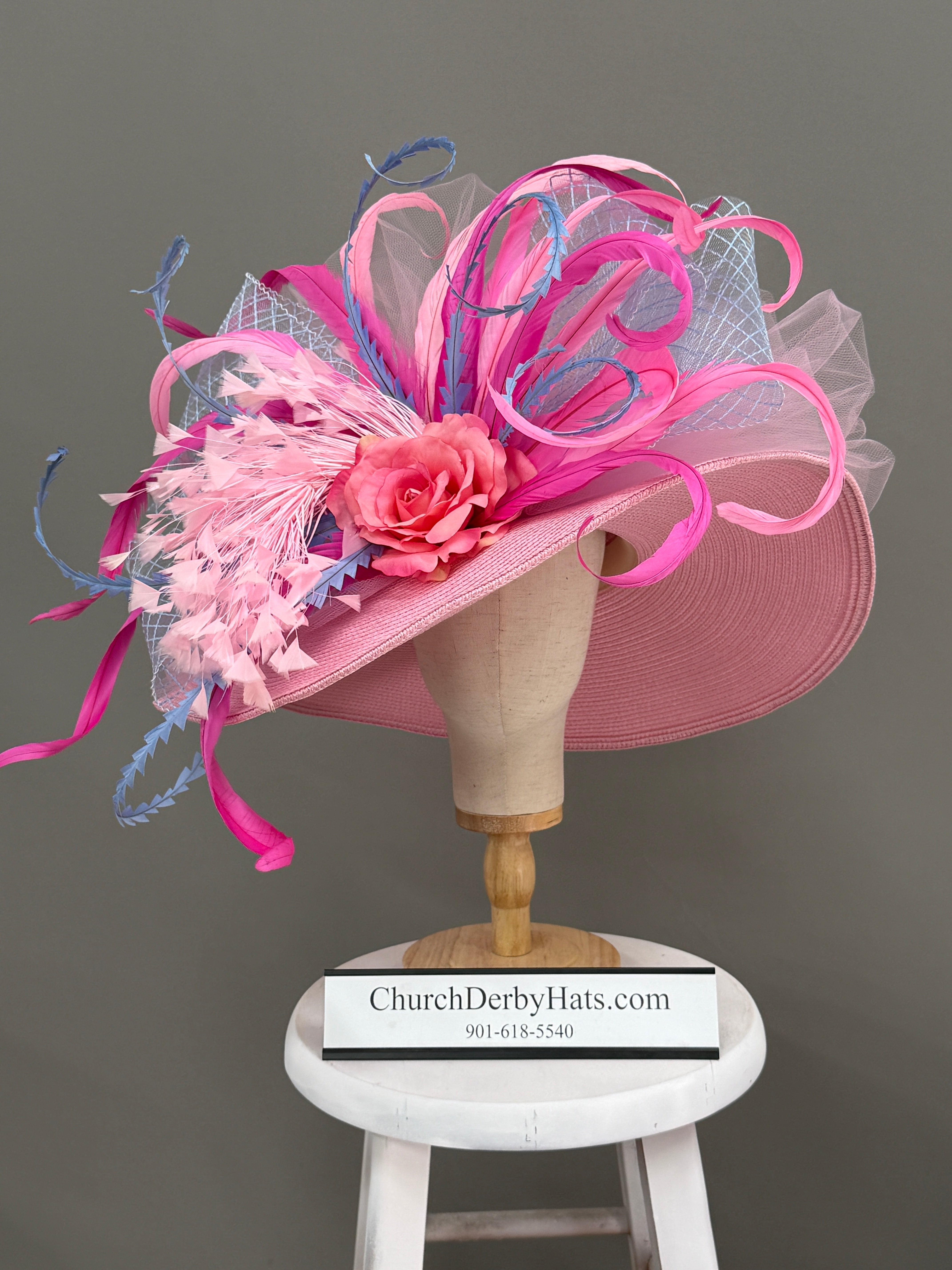 Becky Pink - Kentucky Derby Hat