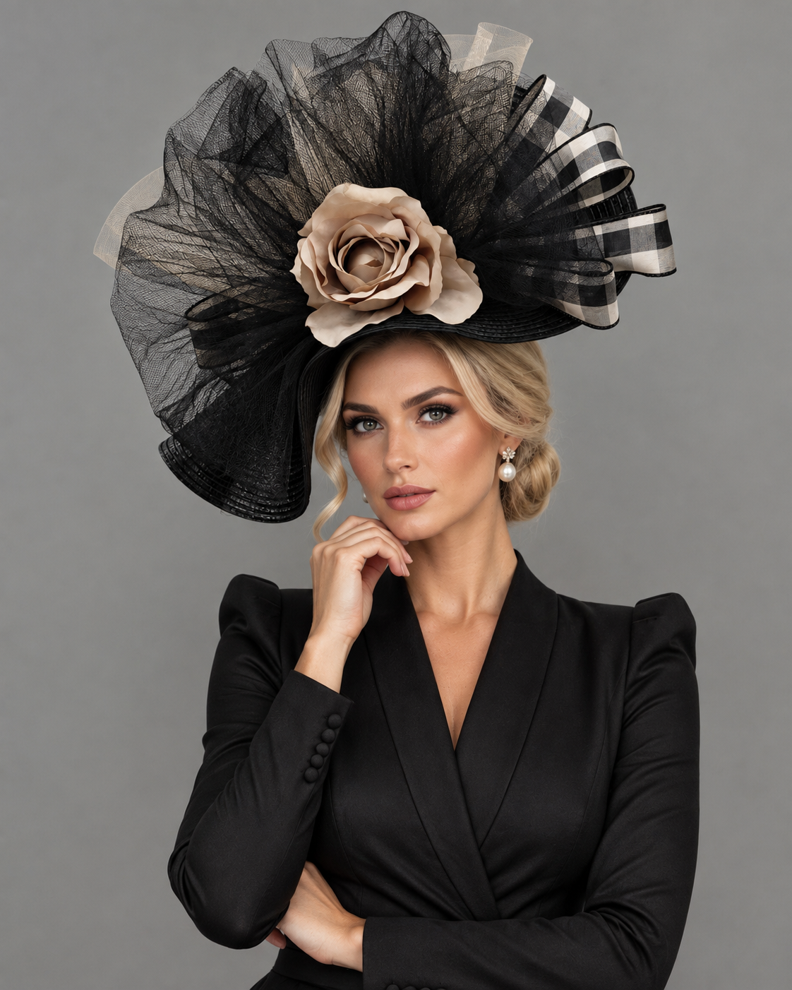 Bakersville - Kentucky Derby Fascinator on Headband